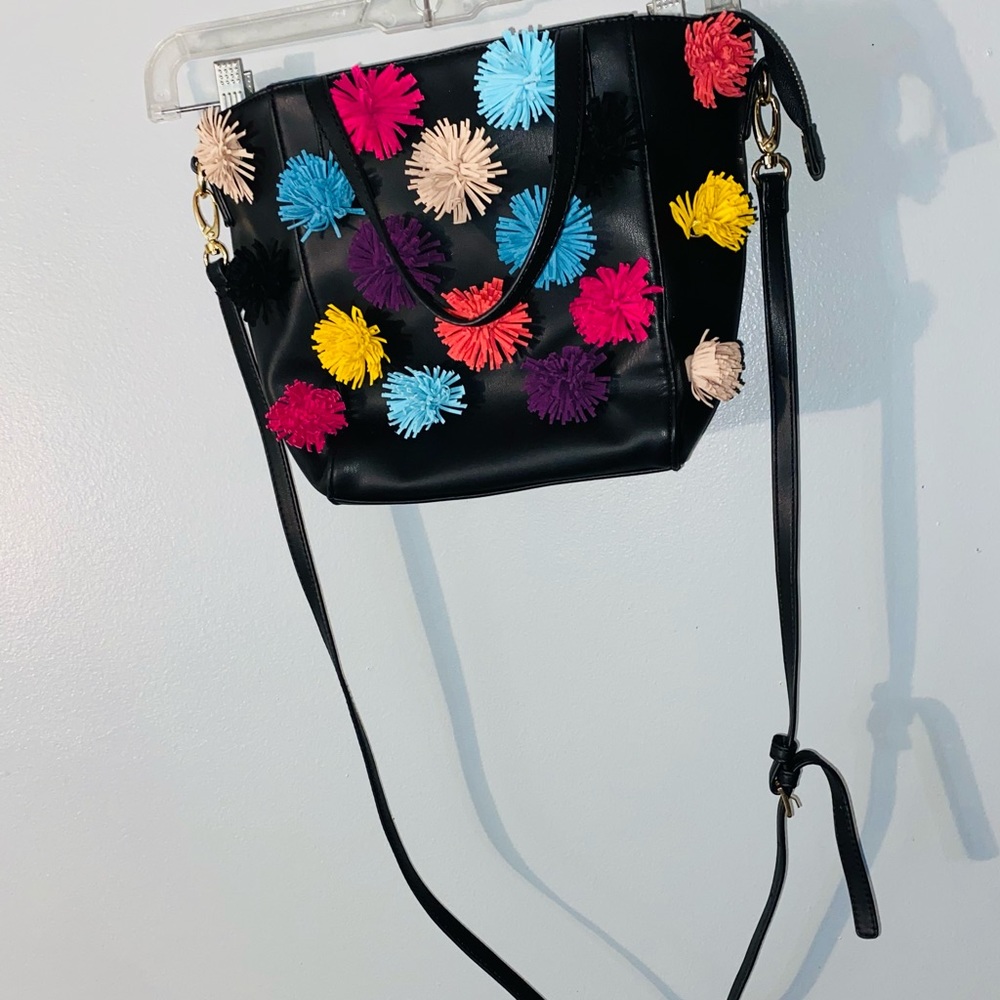 Gianni Bini Pom Pom Satchel